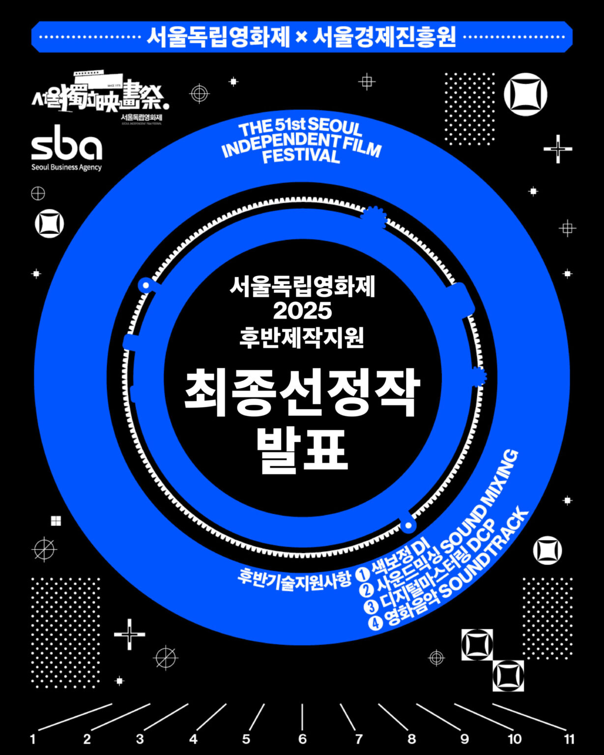 서울독립영화제2025 후반제작지원 선정작 발표